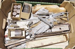 Box of assorted lathe tools to include Edgar Allen & Co Superweld lathe tool, a H&P Ltd Hydra