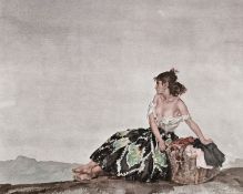 After Sir William Russell Flint  Colour print  