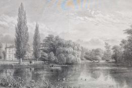 Watercolour heightened with gold  Monogram, 