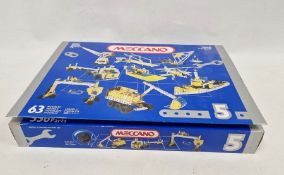 Meccano set, 63, in original box, with original instruction leaflet