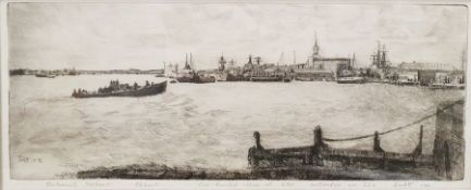 J. Eggett (20th Century) Etching 