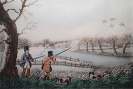 After Robert Havell Jr (British 1793-1878) Colour print Set of four shooting prints to include Snipe