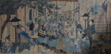 After Utagawa Kunisada  Japanese woodblock print 