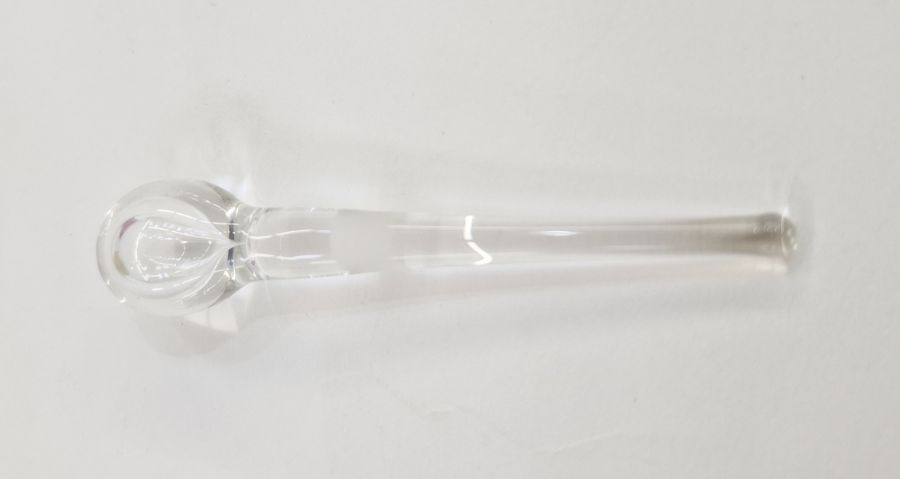 Flygsfors pink cased glass bowl by Paul Kedelv, marked to base, dated 63, 13cm wide x 6cm high, - Image 3 of 4