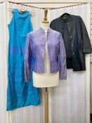 Rosenblum of Jerusalem vintage black leather three-quarter length jacket with full-length sleeves