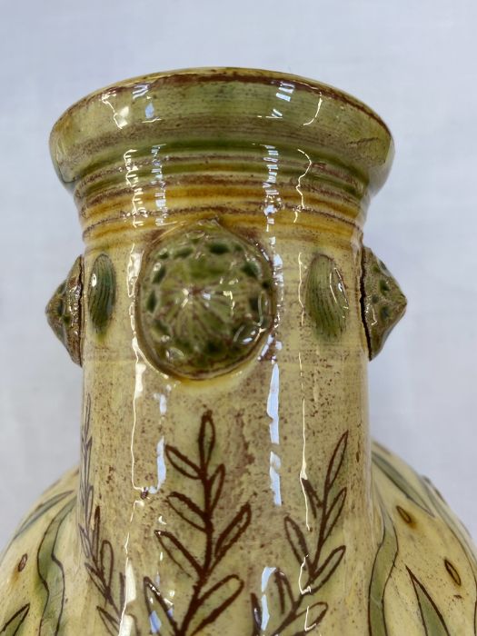 Jim Dominique Keeling for Wychwood Pottery sgraffito-patterned ewer, marked to base, 25cm high and a - Image 13 of 14