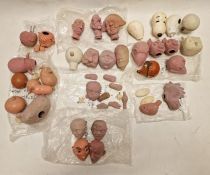 Quantity of various puppet spares including a Lanchester Lee marionette, boxed and Woodstock and