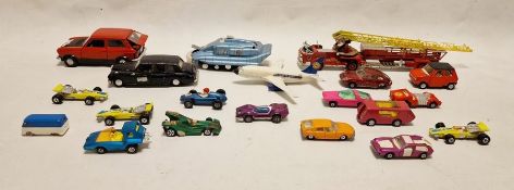 Quantity of assorted diecast vehicles to include Dinky Spectrum Pursuit vehicle, Corgi Aerial rescue