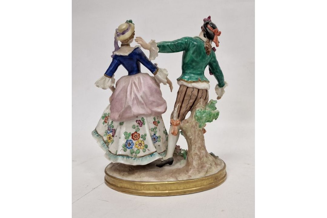 Royal Doulton figure of Pantalettes, printed blue marks, initialled LCB and M.31, 10.5cm high, - Image 3 of 5