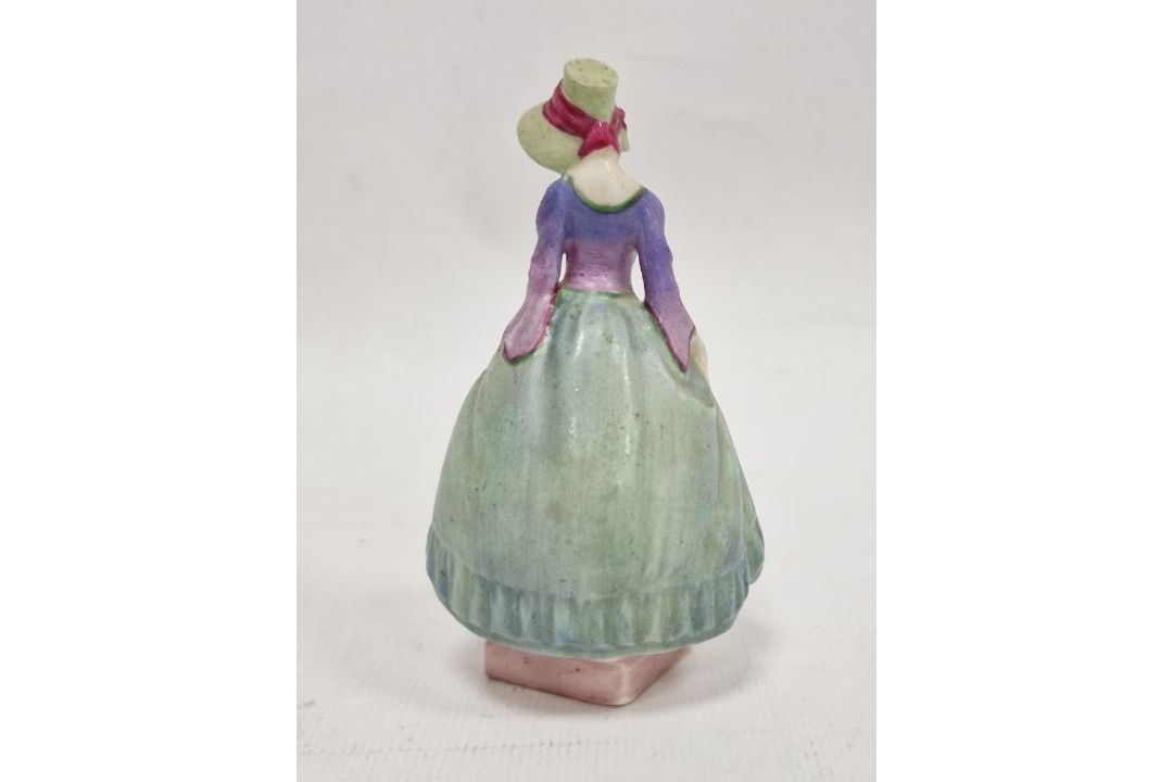 Royal Doulton figure of Pantalettes, printed blue marks, initialled LCB and M.31, 10.5cm high, - Image 4 of 5
