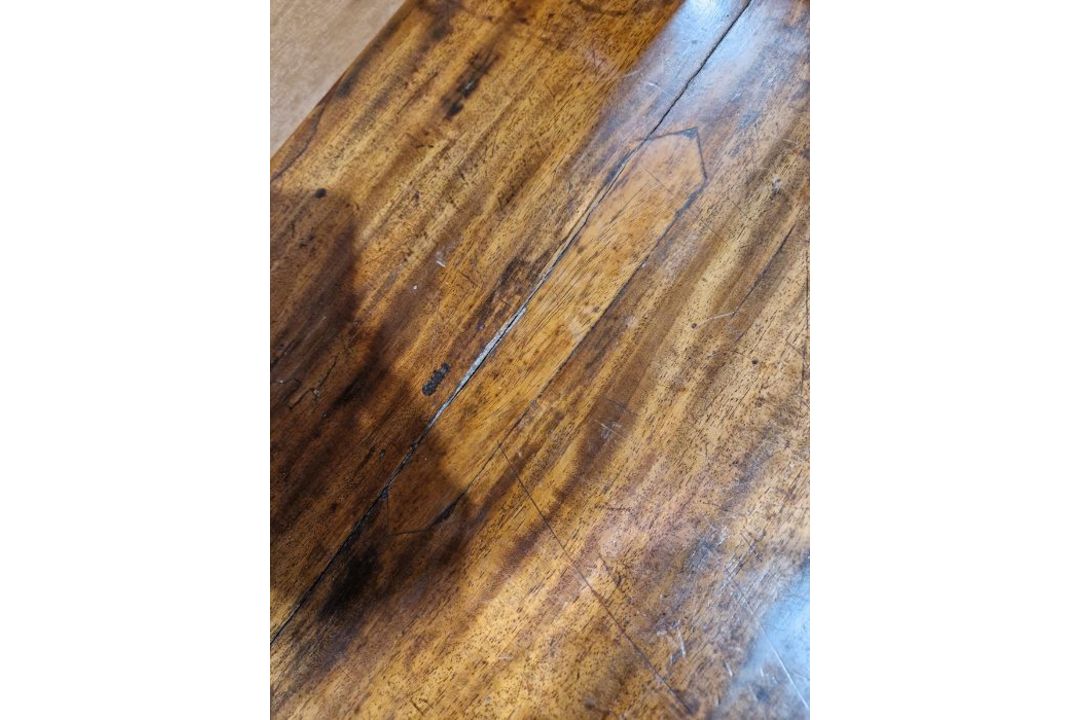 Mahogany foldover top card table with D-mould edge, having concertina action opening to 91cm - Image 5 of 21