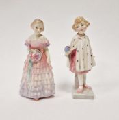 Royal Doulton figure of lady titled Bridesmaid with CMS initials, reg no. 760007, modelled