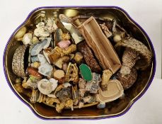 Large quantity of Wade whimsies to include tortoise pin boxes, cat in a basket, Viking ship, animals