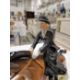 Beswick pottery model of a horse and rider jumping a fence, printed black marks, the female rider - Image 4 of 17