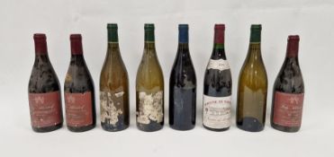 Eight various bottles of wine to include 3 x Fritz Allendorf; 1985 Rheingau, 3 x Pouilly Fume 2002