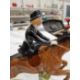 Beswick pottery model of a horse and rider jumping a fence, printed black marks, the female rider - Image 11 of 17