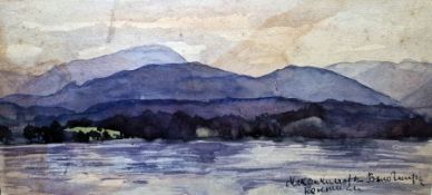 Maximilian Alexandrovich Voloshin (1878-1932) Watercolour on paper laid on card 