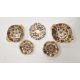 Five Royal Crown Derby Imari pattern small dishes, printed pink and iron red marks, comprising two - Image 1 of 4