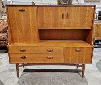 G-Plan teak sideboard/cocktail unit, 151cm approx.