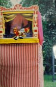 Punch and Judy puppet show stand