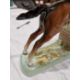 Beswick pottery model of a horse and rider jumping a fence, printed black marks, the female rider - Image 9 of 17
