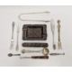 Silver-coloured metal ashtray 'Souvenir Tilberg Rieka, Anton Di Kliyer', a pair of silver sugar - Image 1 of 5