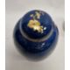 Crown Devon Fieldings lustred red oviform vase, printed in gilt with butterflies in woodland, and - Image 2 of 4