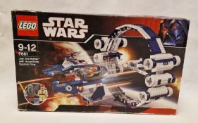 Lego Star Wars boxed set 7661 Jedi Starfighter with Hyperdrive Booster Ring in original box