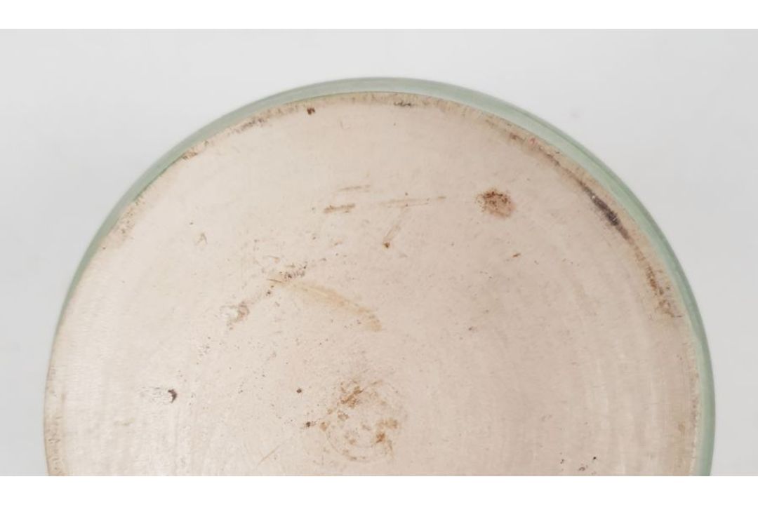 Peggy Ibbotson studio pottery pitcher with floral decoration on white ground 20cm, a pair of - Image 18 of 21