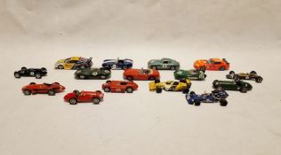 Quantity of diecast racing cars and other vehicles to include Brum, Paul's Model Art Minichamps