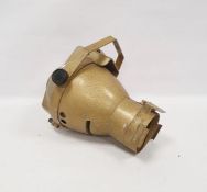 Mid-century Major theatre light in golden-coloured metal body