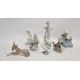 Six Lladro figures, printed blue marks, impressed numerals comprising two birds perched on flowering - Image 1 of 10