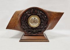 Mantel clock housed in the central section of WWI Wolseley Viper bi-plane, the central cartouche