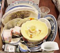 Quantity of assorted Carlton ware to include Carltonware, Wedgwood, Midwinter 'Riviera' a single