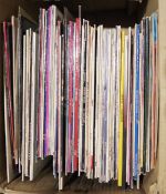 Three boxes of long-playing records / vinyl to include Tom Jones 'What a Night', Peter, Paul and