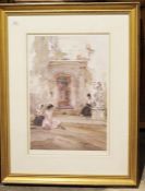 After William Russell Flint  Colour print  