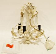 BHS Cristallo 3LT chandelier in original box and with fittings