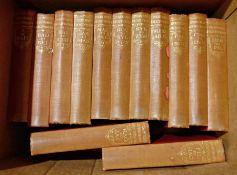 Everyman's Encyclopaedia, red cloth, faded spines, J.M. Dent & Sons, no dust jackets Various volumes