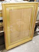 Large gilt picture frame with gilt slip, 99 x77cm