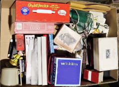 Assorted toys to include 'Goldilocks - Tell Me a Story' , a table ping-pong net, assorted cards,