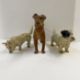 Austrian cold painted bronze models of dogs:- a standard Airedale, 9cm high, a West Highland - Image 1 of 5