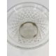 Antique cut glass bowl on gilt ormolu stand, the circular bowl with serrated edge, cross lozenge cut - Image 3 of 3