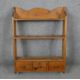 A set of pine open kitchen shelves fitted with spice drawers. H.91 W.67 D.14cm - Image 1 of 5