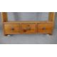 A set of pine open kitchen shelves fitted with spice drawers. H.91 W.67 D.14cm - Image 2 of 5