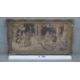 A framed Aubusson style tapestry of a ball scene. H.104 W.60 cm - Image 3 of 3
