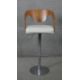 A contemporary Dwell high stool with adjustable height action. H.111 W.49 D.52 cm (extended) - Image 1 of 6