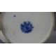 A blue and white Staffordshire ironstone tea pot, rose design along with a hand painted floral - Image 5 of 8