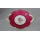 A blue and white Staffordshire ironstone tea pot, rose design along with a hand painted floral - Image 6 of 8