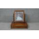 A 19th century mahogany toilet mirror with adjustable swing mirror on platform base fitted with - Image 1 of 5