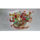 A collection of glass. Including a green and purple art glass hours design goblet, a colourful swirl - Image 2 of 5